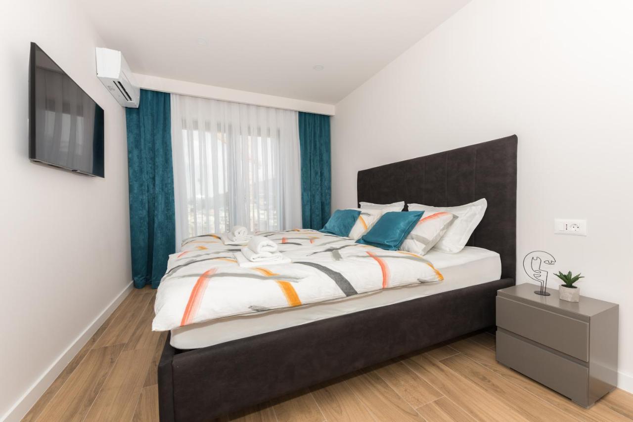 Luxury Adria Sea & City View Apartment Makarska Ngoại thất bức ảnh