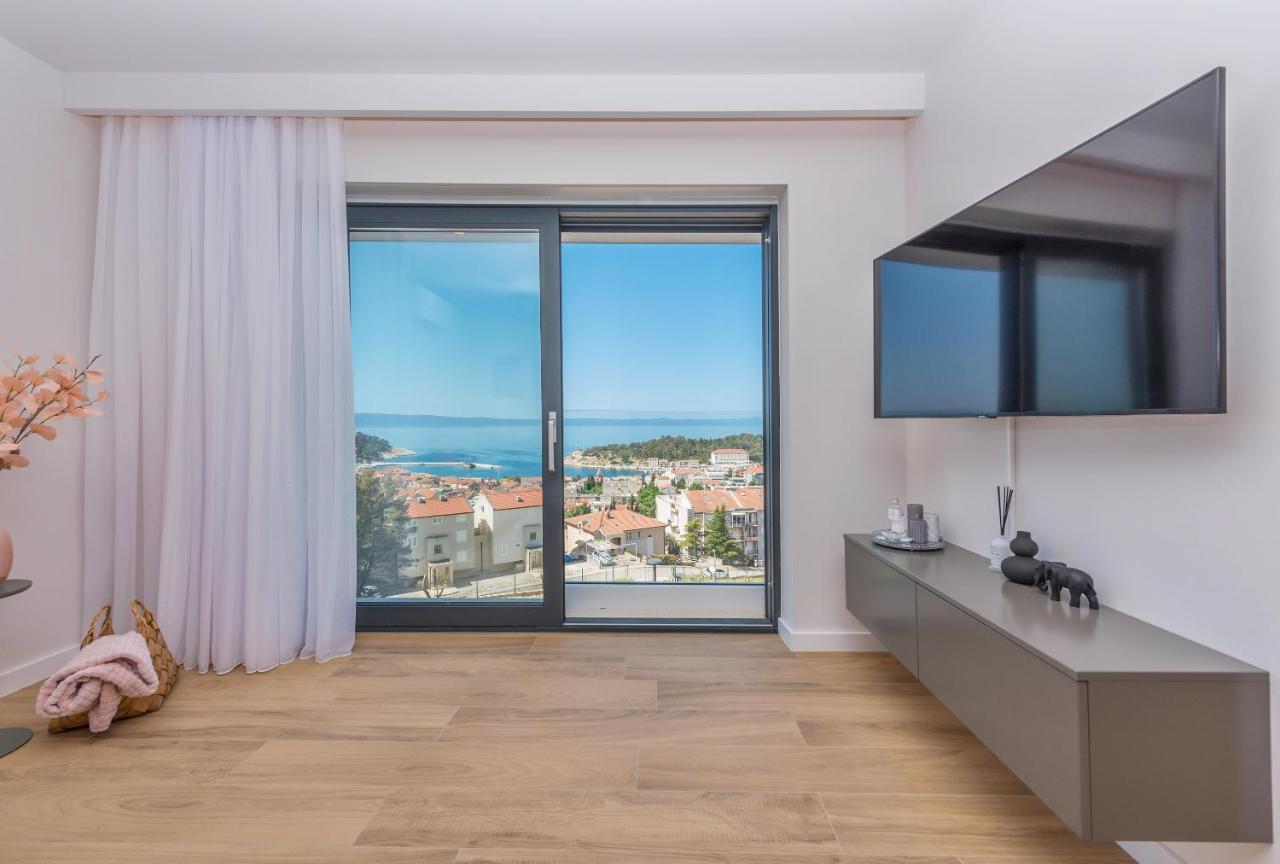 Luxury Adria Sea & City View Apartment Makarska Ngoại thất bức ảnh