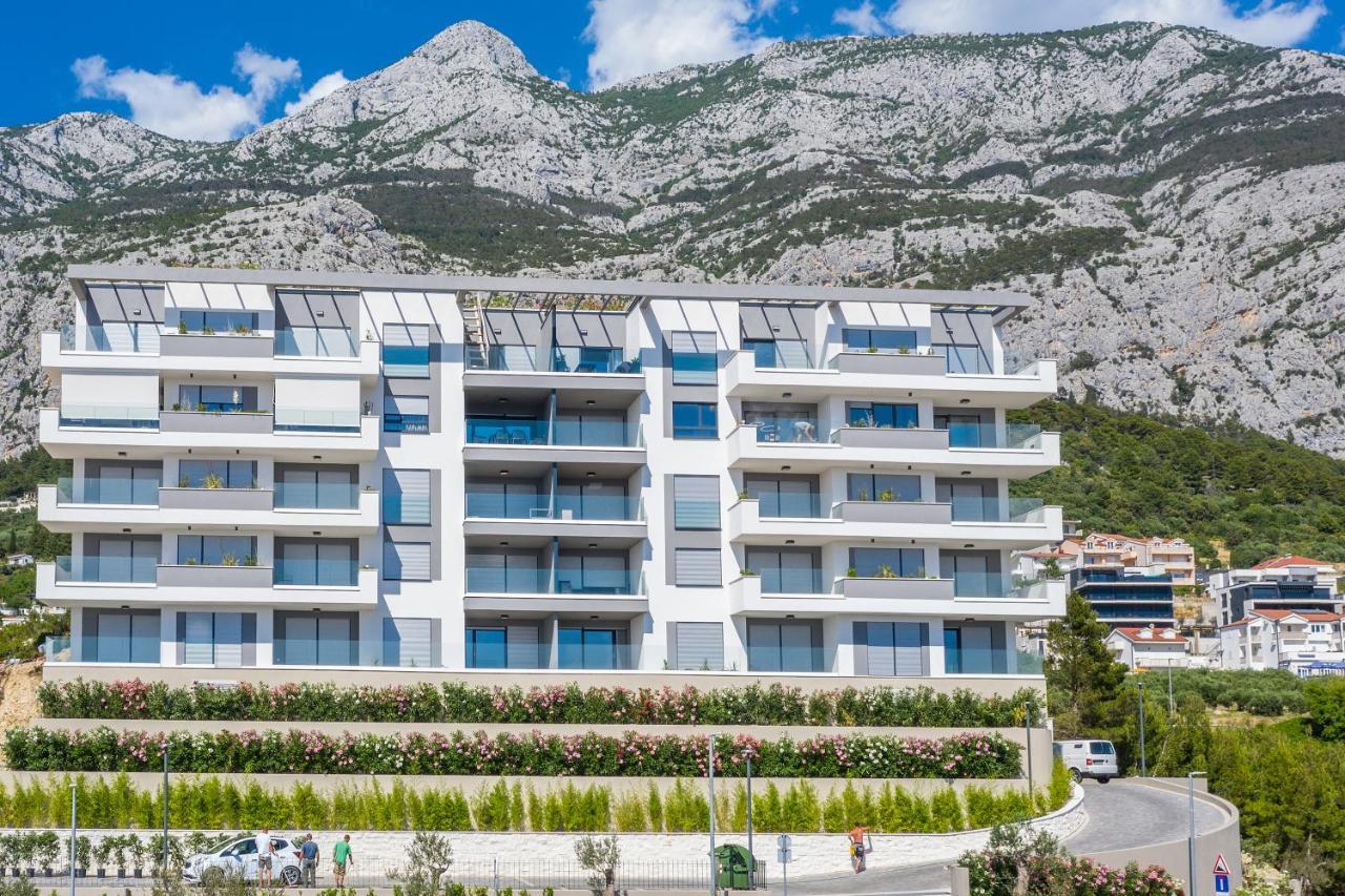 Luxury Adria Sea & City View Apartment Makarska Ngoại thất bức ảnh